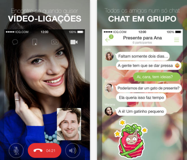 <p>Novo visual do ICQ</p>