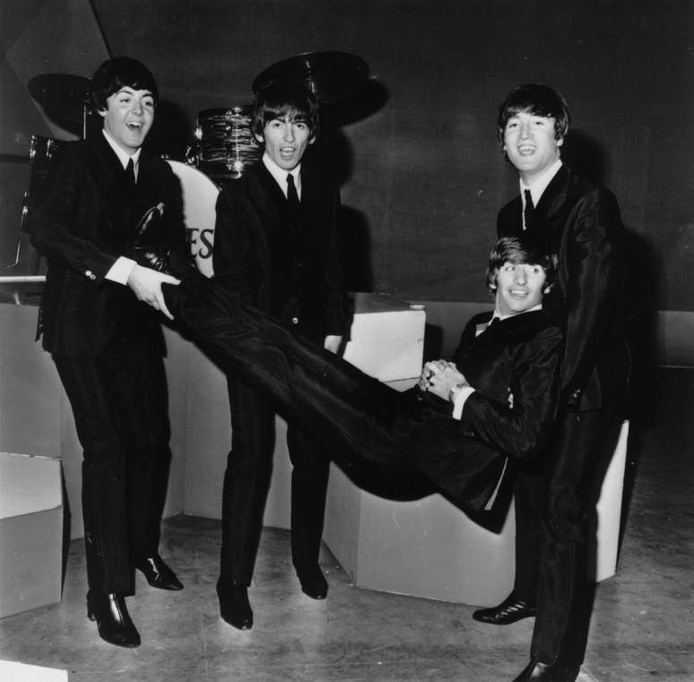 Ringo Starr e os Beatles em 1964