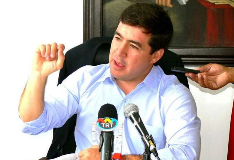 Daniel Ceballos, ex-prefeito opositor de San Cristóbal (oeste), berço dos protestos contra o governo, detido após ser acusado pelo oficialismo de incitar a violência