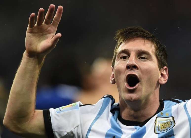 <p>Messi comemorou classificação à final com uma alegria poucas vezes demonstrada</p>