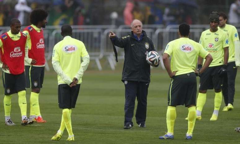 <p>Luiz Felipe Scolari fez apenas 13 treinos táticos ou coletivos em quase 50 dias com o grupo de jogadores que disputou a Copa do Mundo</p>