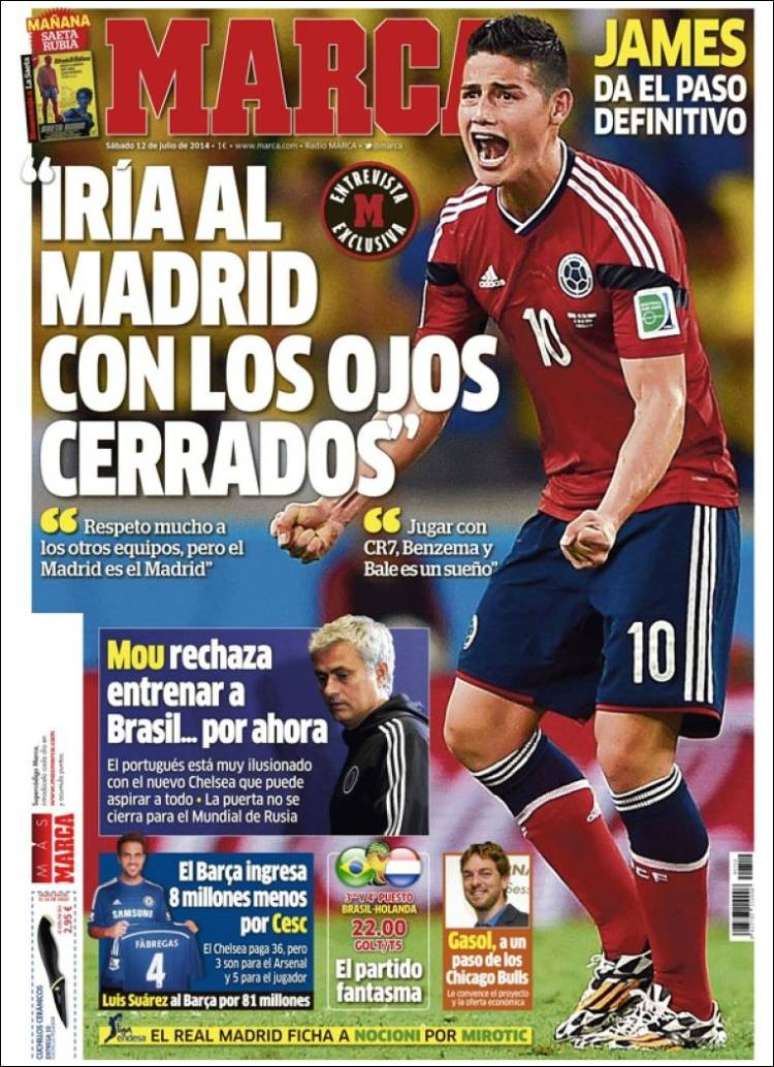 <p>Na Espanha, Marca diz que José Mourinho toparia  assumir a Seleção Brasileira após encerra seu vínculo com o Chelsea</p>