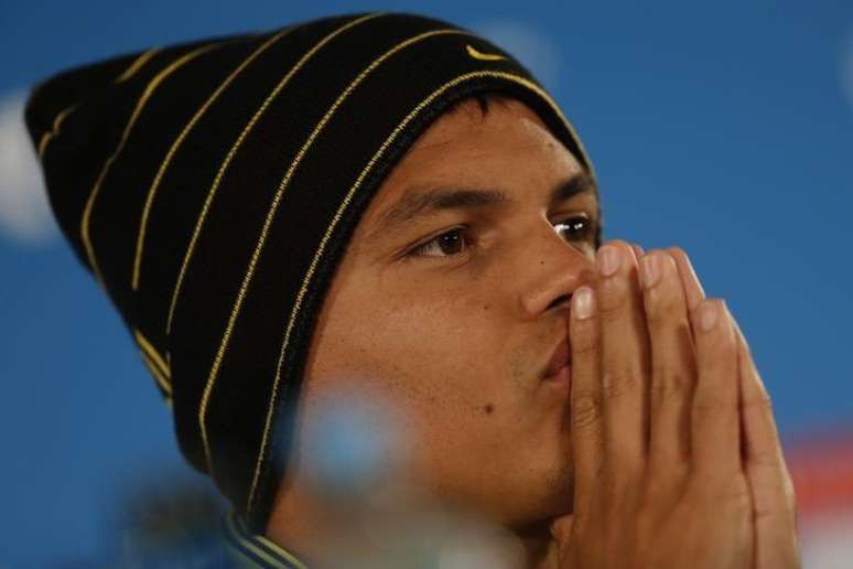 <p>Após perder o posto de capitão, Thiago Silva fará o primeiro jogo como titular</p>