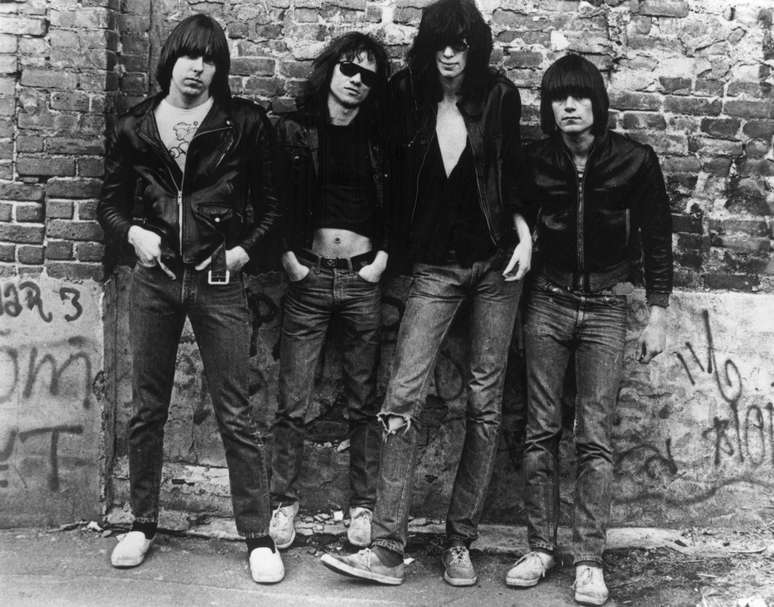 A foto que virou capa do disco 'Ramones', de 1976