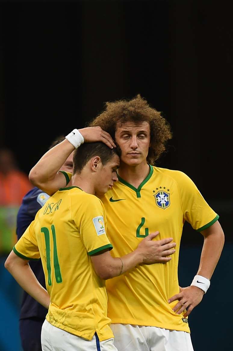 <p>David Luiz foi alvo de críticas do secretário, que elogiou Oscar</p>