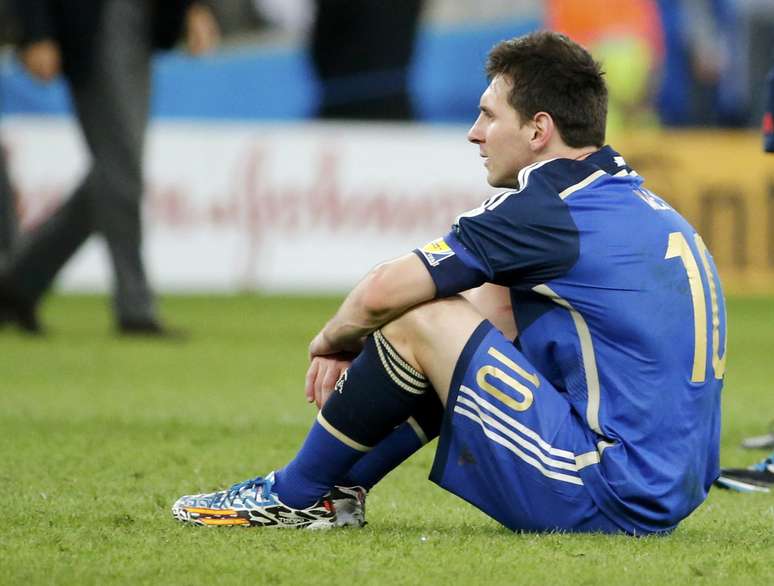 <p>Messi sai da Copa do Mundo sem o aguardado título de campeão mundial</p>