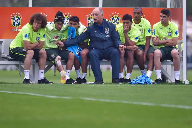 Luiz Felipe Scolari comandou poucos treinos táticos e técnicos com os titulares na Copa do Mundo