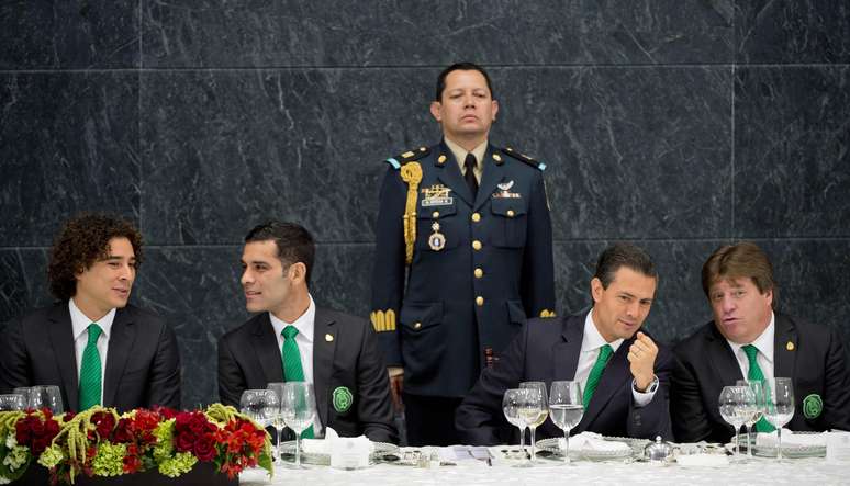 Delegação mexicana janta com presidente do país