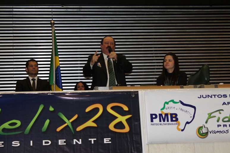 Em convenção no PRTB, Levy Fedelix oficializou a sua terceira candidatura a Presidência da República. Ele já concorreu em 1994 e 2010