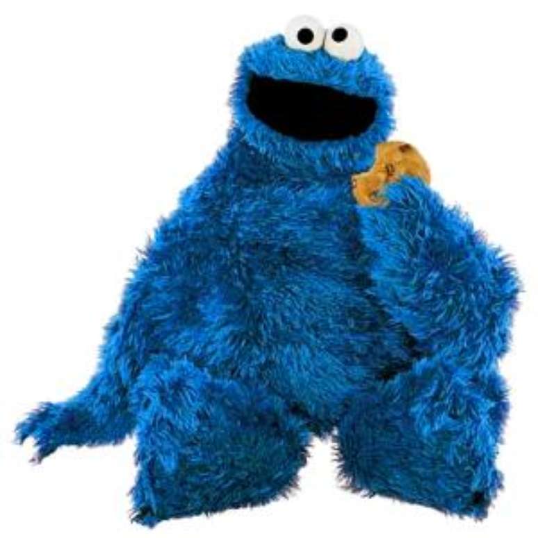 Personagem Cookie Monster (também conhecido como Come-Come), do programa Vila Sésamo