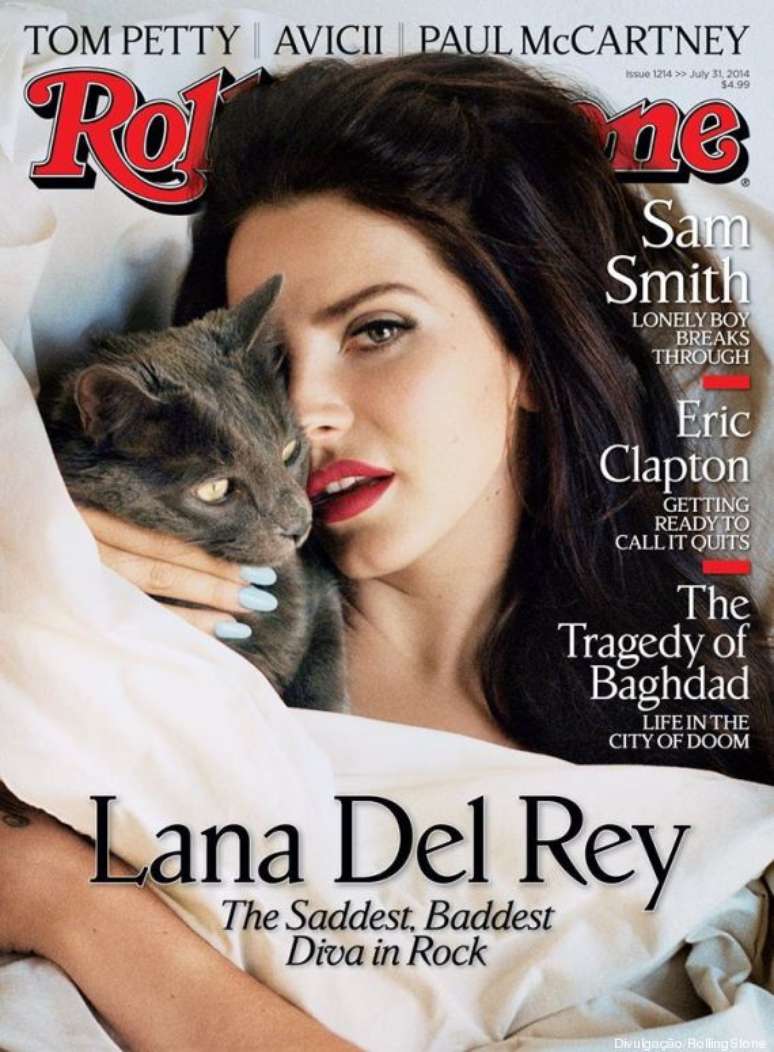 Lana Del Rey estrela capa da Rolling Stone americana 