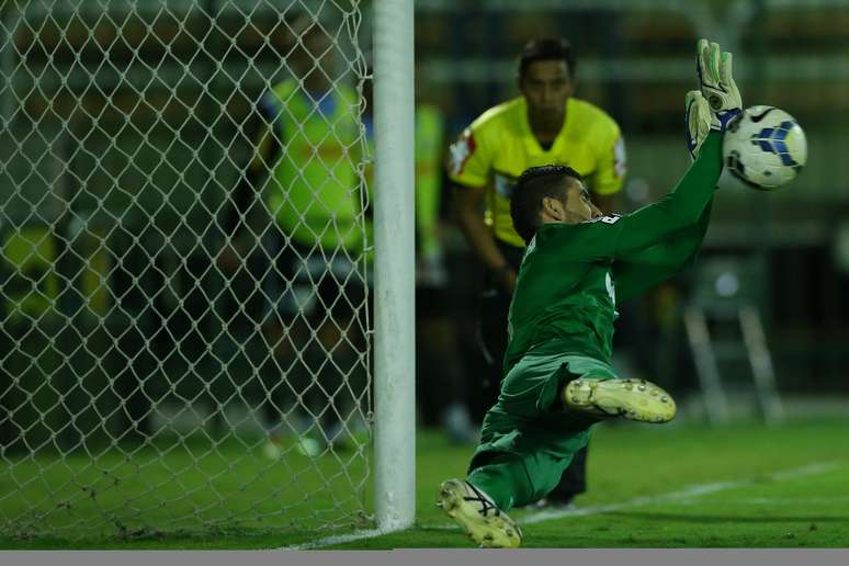 <p>Vanderlei chega com a missão de substituir Aranha no gol santista</p>