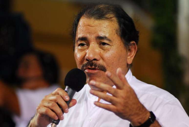 Daniel Ortega, presidente da Nicarágua; país comemora os 35 anos da Revolução Sandinista