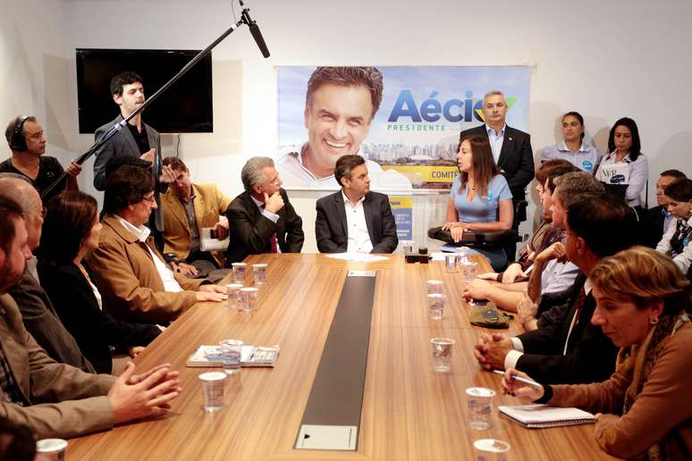 Aécio Neves participa de reunião com a deputada federal Mara Gabrilli