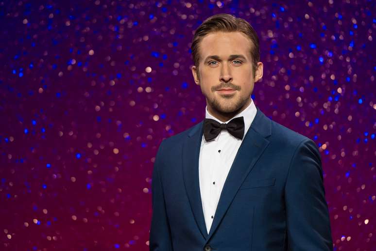 Ryan Gosling ganhou uma estátua no Museu de Cera de Madame Tussauds, em Londres, nesta quarta-feira (23)