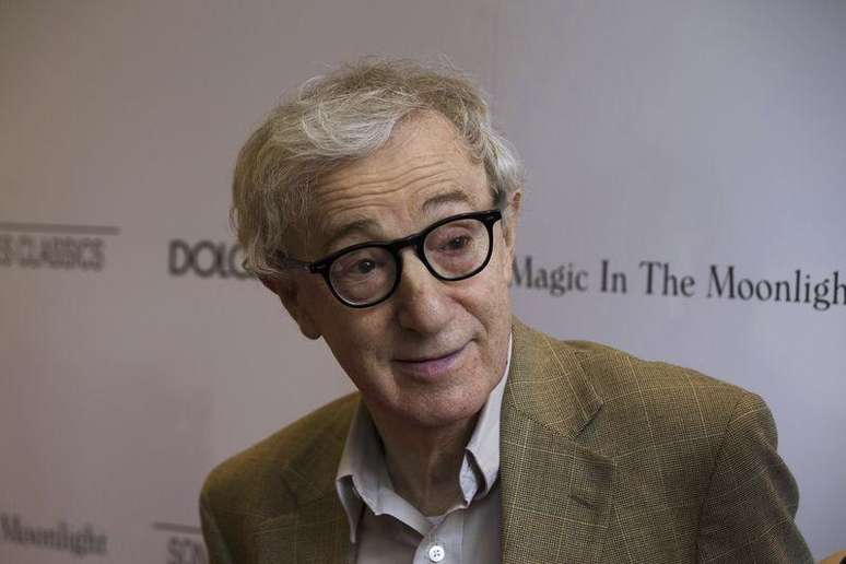 Director Woody Allen arrives for the premiere of his film "Magic in the Moonlight" in New York July 17, 2014.