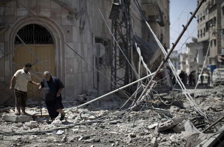 A Faixa de Gaza já teve mais de 640 vítimas por conflitos que entram em seu 16º dia