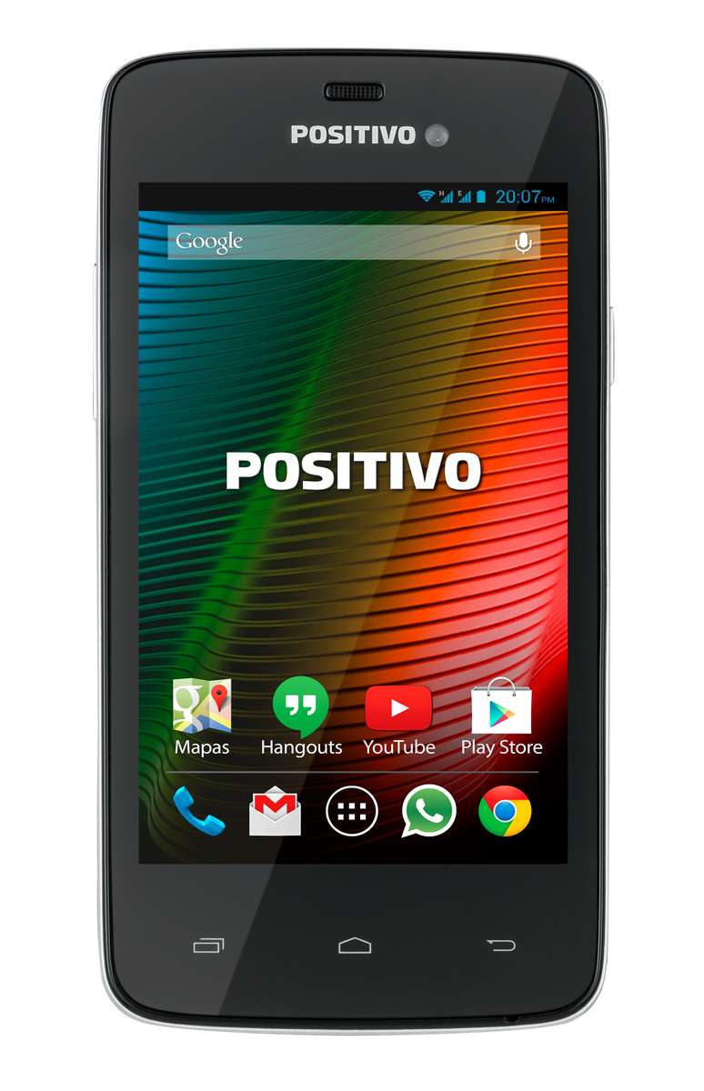 Smartphone da Positivo tem Android KitKat, câmera de 5 MP e processador dual-core de 1.3 GHz