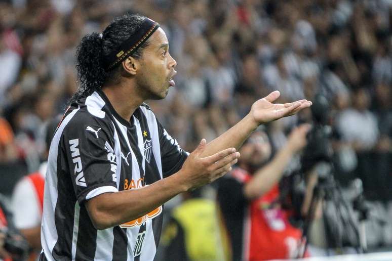 <p>Ronaldinho deixou o Atlético-MG e segue sem clube</p>