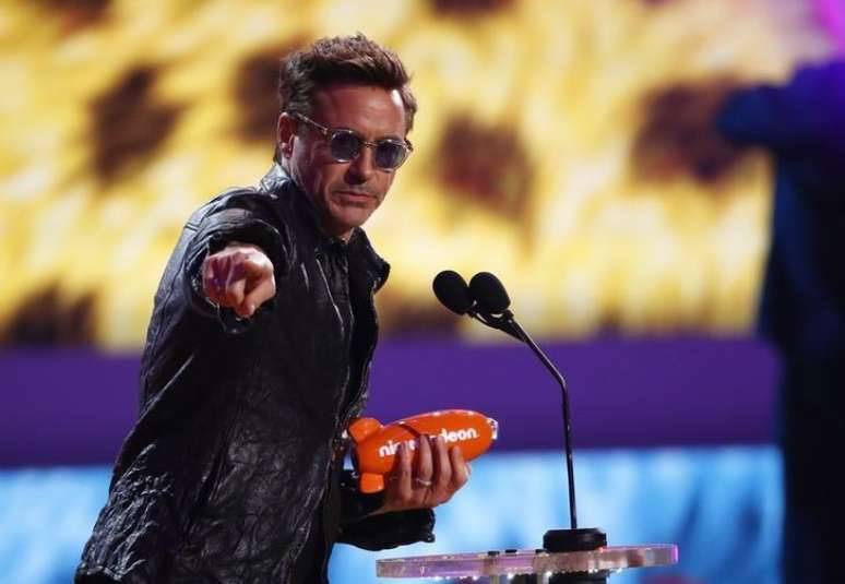 Ator Robert Downey Jr. durante premiação, em 29 de março de 2014.