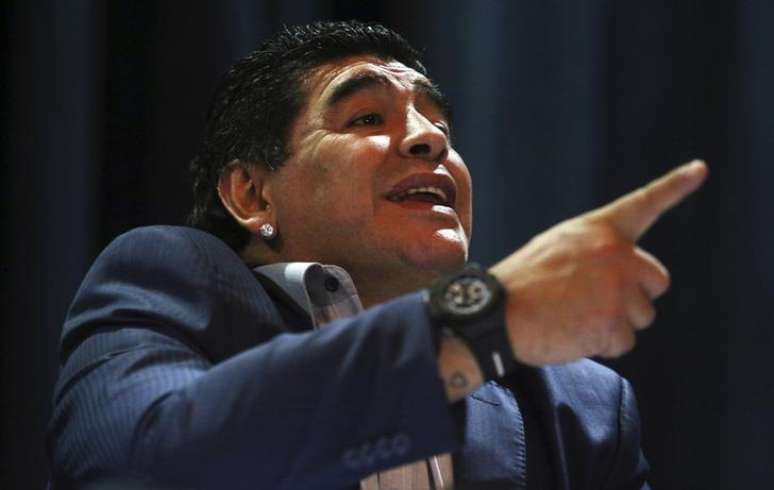 <p>Maradona n&atilde;o poupou cr&iacute;ticas ao desempenho da Argentina</p>
