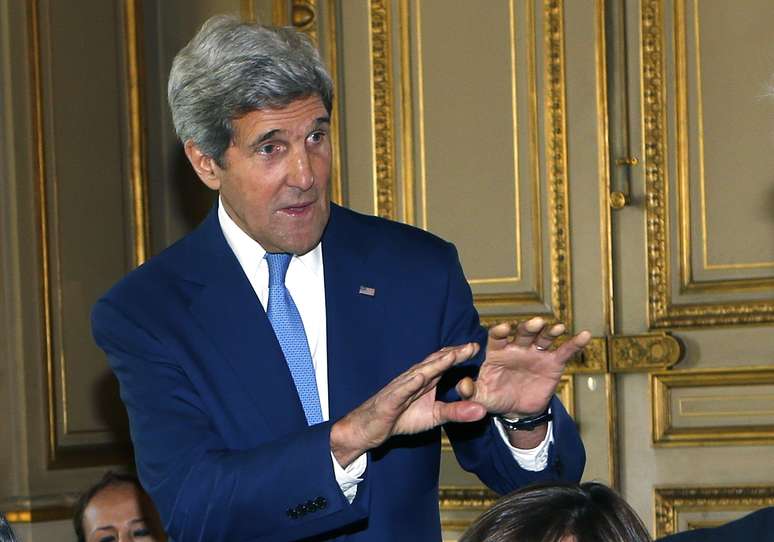 <p>O secretário de Estado dos Estados Unidos, John Kerry também participou da reunião</p>