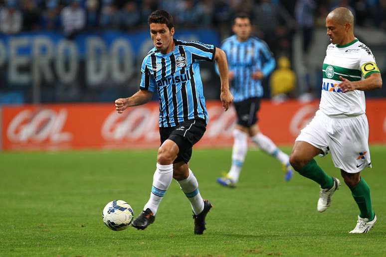 <p>Gr&ecirc;mio perdeu por 3 a 2 na Arena em Porto Alegre</p>