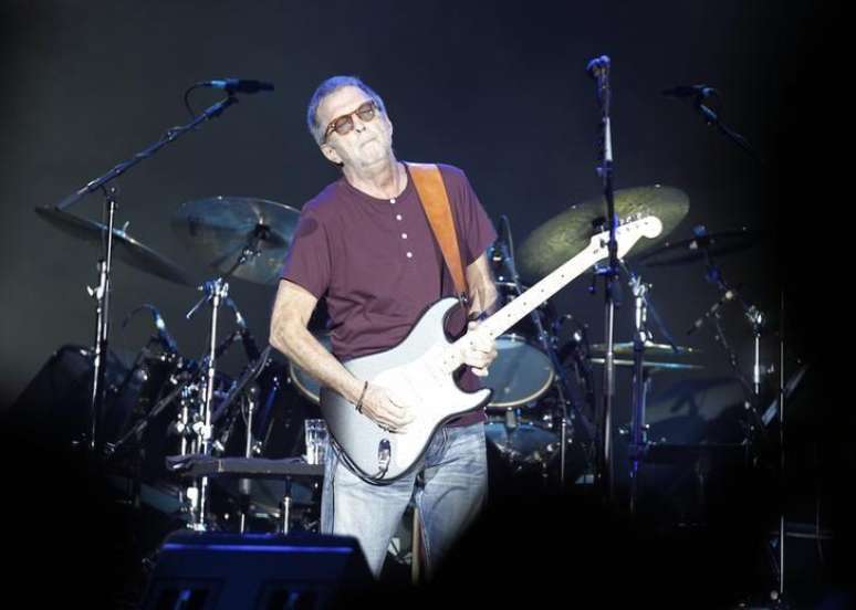 Músico Eric Clapton se apresenta em festival de Manama, no Barein. 8/03/2014.