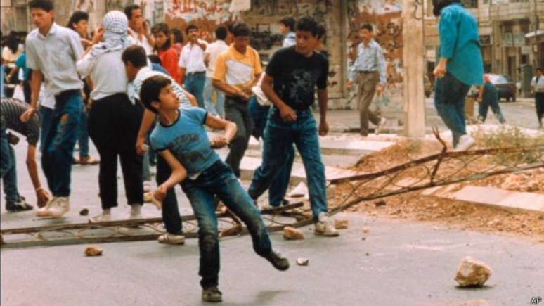 <p>Hamas nasceu após a primeira Intifada, em 1987</p>