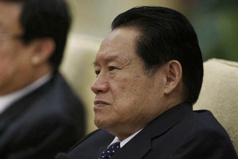<p>Ex-chefe de seguran&ccedil;a interna da China&nbsp;Zhou Yongkang durante o 17&ordm; Congresso do Partido Comunista, em Pequim, em 16 de outubro de 2007&nbsp;</p>