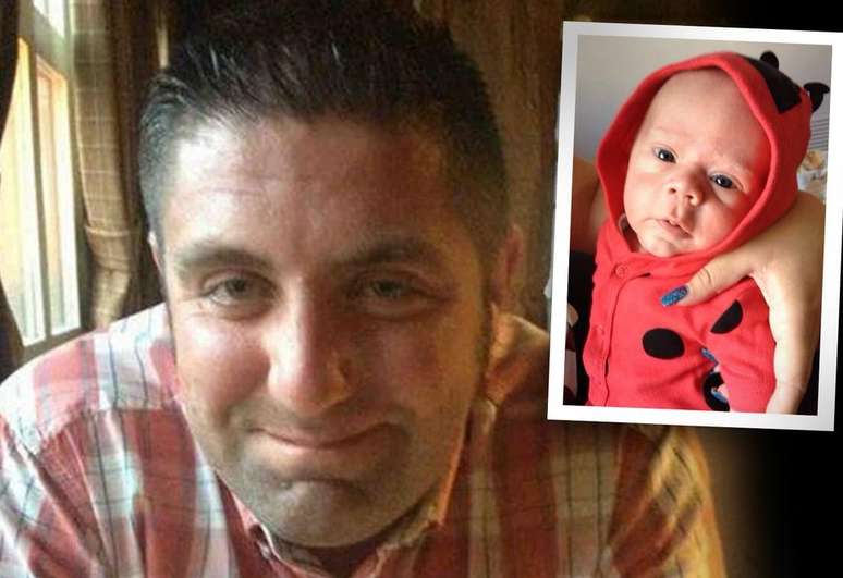 Michael John Pearce teria ficado com o recém-nascido para a mulher sair e o bateu até a criança ter uma hemorragia cerebral