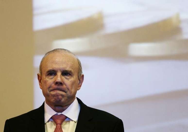 <p>O ministro da Fazenda, Guido Mantega, durante seminário na Câmara dos Deputados, em abril, em Brasília</p>