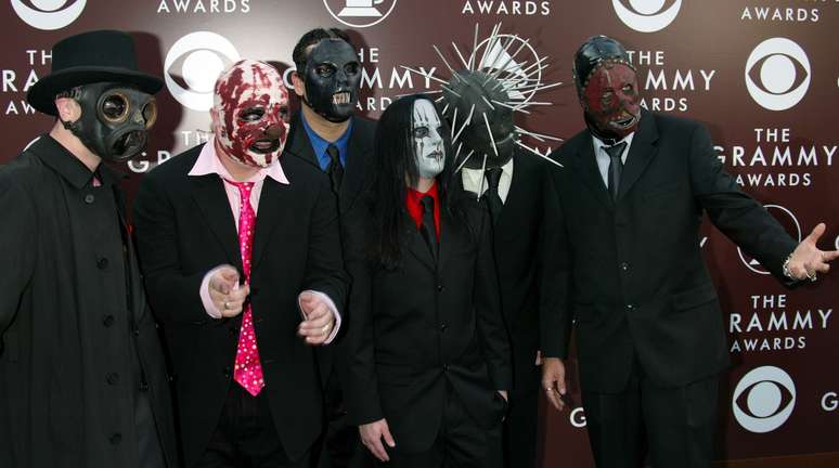 <p>Grupo posa na chegada do Grammy 2013, em Los Angeles (EUA)</p>