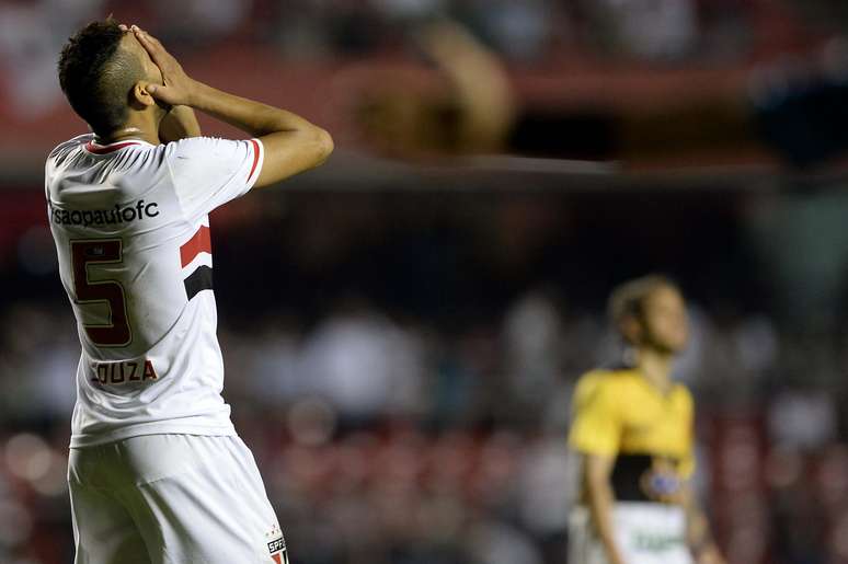 <p>São Paulo perdeu chances incríveis de gol</p>