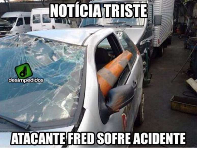 Fred novamente foi lembrado como cone
