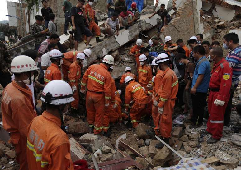 Terremoto fez muitas vítimas fatais e feriu milhares de chineses