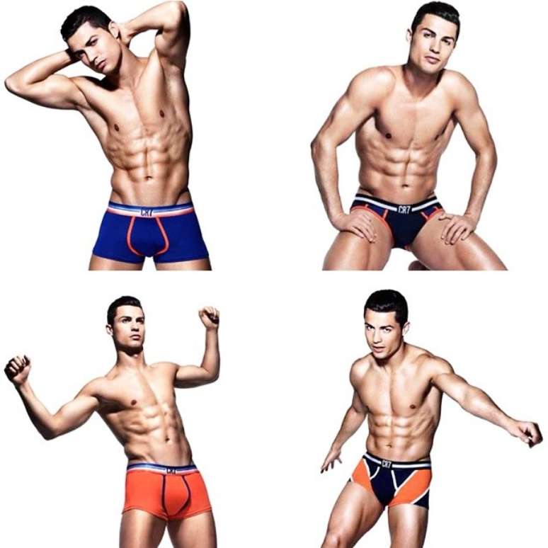 <p>No Instagram, Cristiano Ronaldo mostrou fotos exibindo peças da sua nova coleção de cuecas</p>