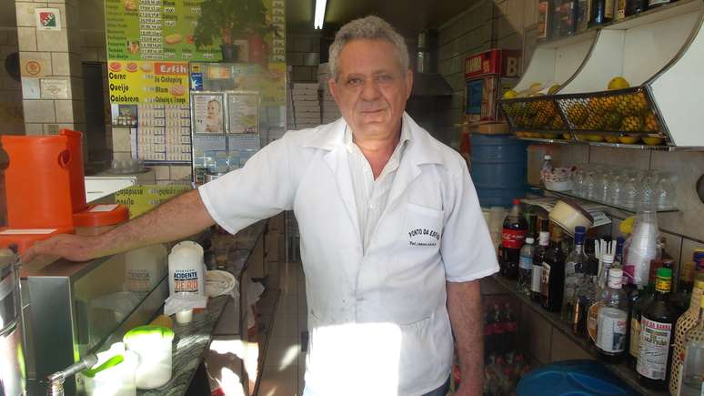 Comerciante José Antônio Lobato questionou o racionamento não assumido na zona norte