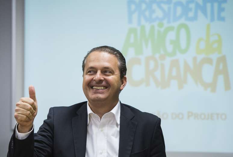 <p>O candidato à Presidência pelo PSB, Eduardo Campos</p>