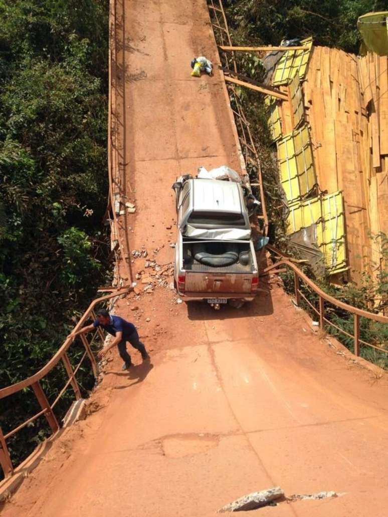 <p>A ponte liga os municípios de Pacajá e Novo Repartimento, no Pará</p>