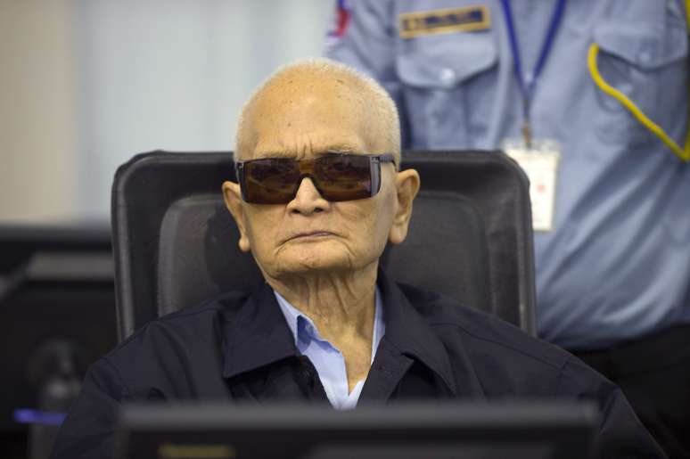 Nuon Chea, 88 anos, é considerado o ideólogo e número 2 da organização