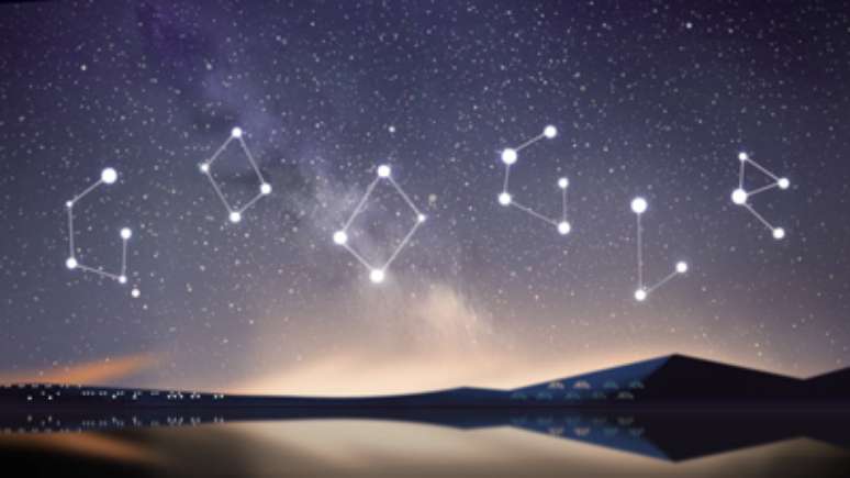 No novo doodle, as letras do Google aparecem montando uma constelação