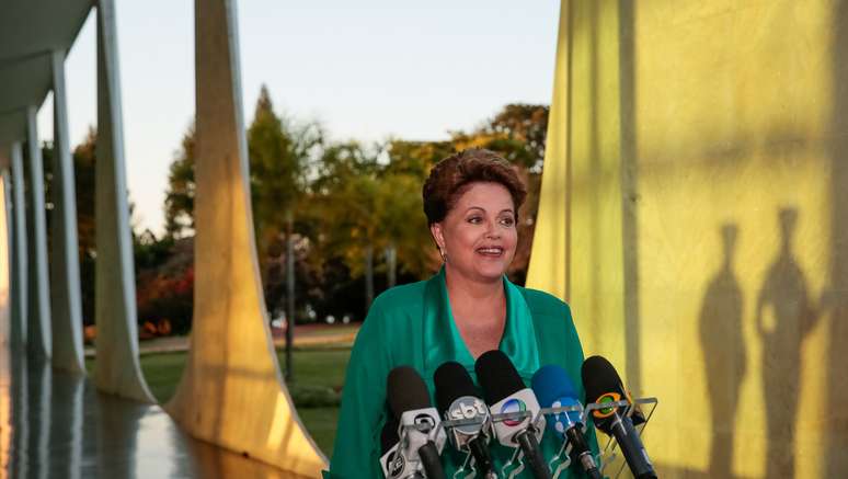<p>Dilma Rousseff, candidata à reeleição pelo PT</p>