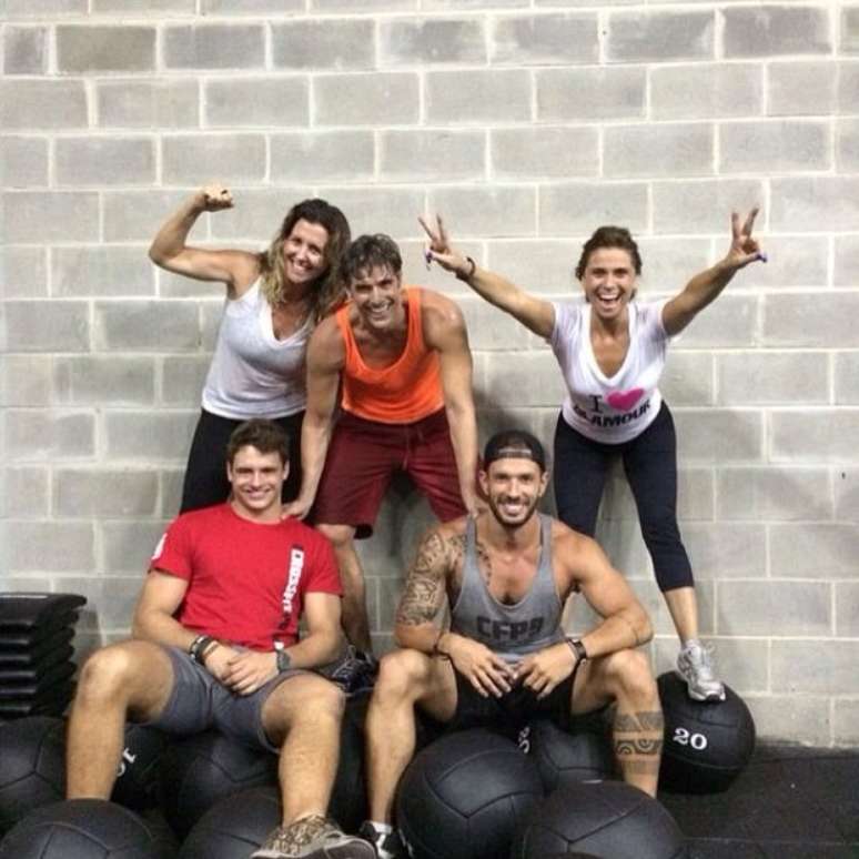 Reynaldo Gianecchini e Giovanna Antonelli aderiram o CrossFit