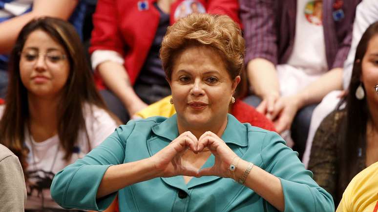 <p>Dilma Rousseff, candidata à reeleição pelo PT</p>