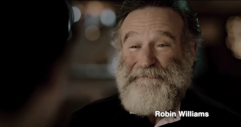 Robin Williams em um comercial de Legend of Zelda: Ocarina of Time para Nintendo 3DS