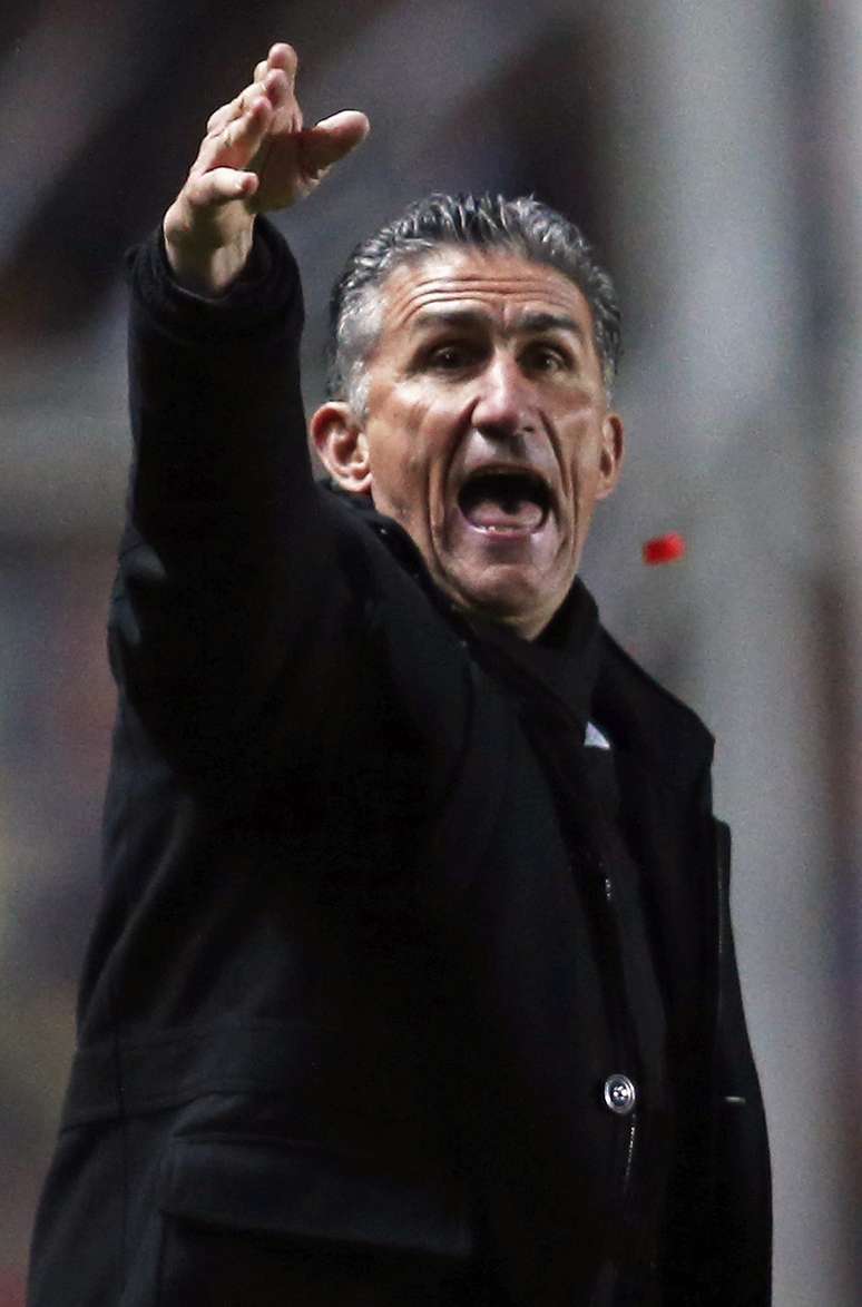 <p>Edgardo Bauza, treinador do San Lorenzo, est&aacute; confiante</p>