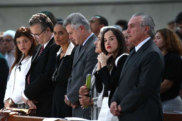 Personalidades da política brasileira compareceram à cerimônia em Brasília
