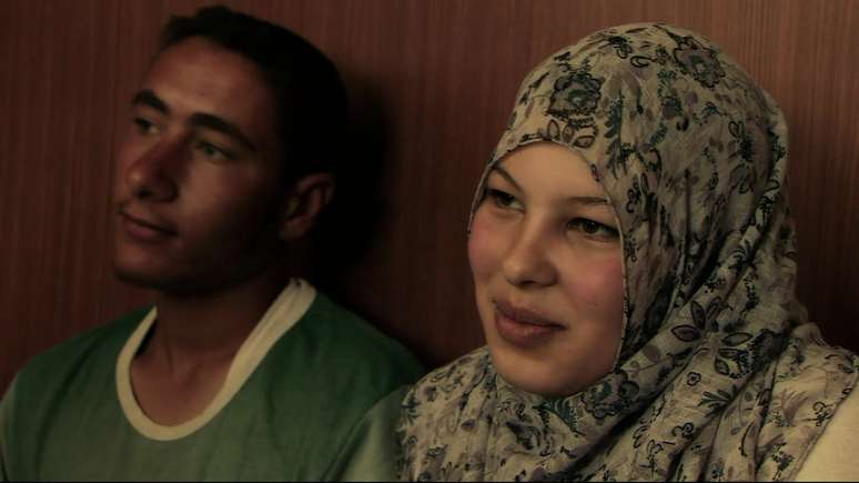 <p>Alaa, de 14 anos, casou com um primo</p>