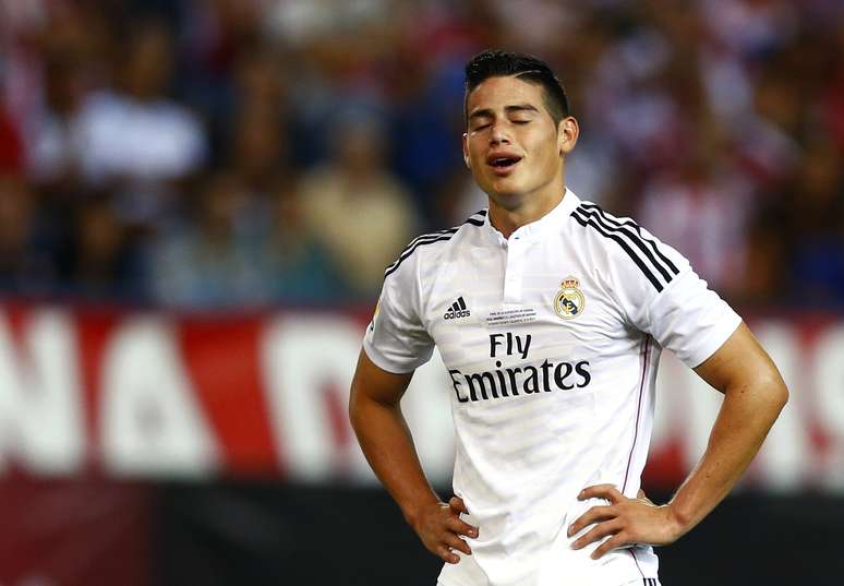 James Rodriguez lamenta derrota do Real Madrid
